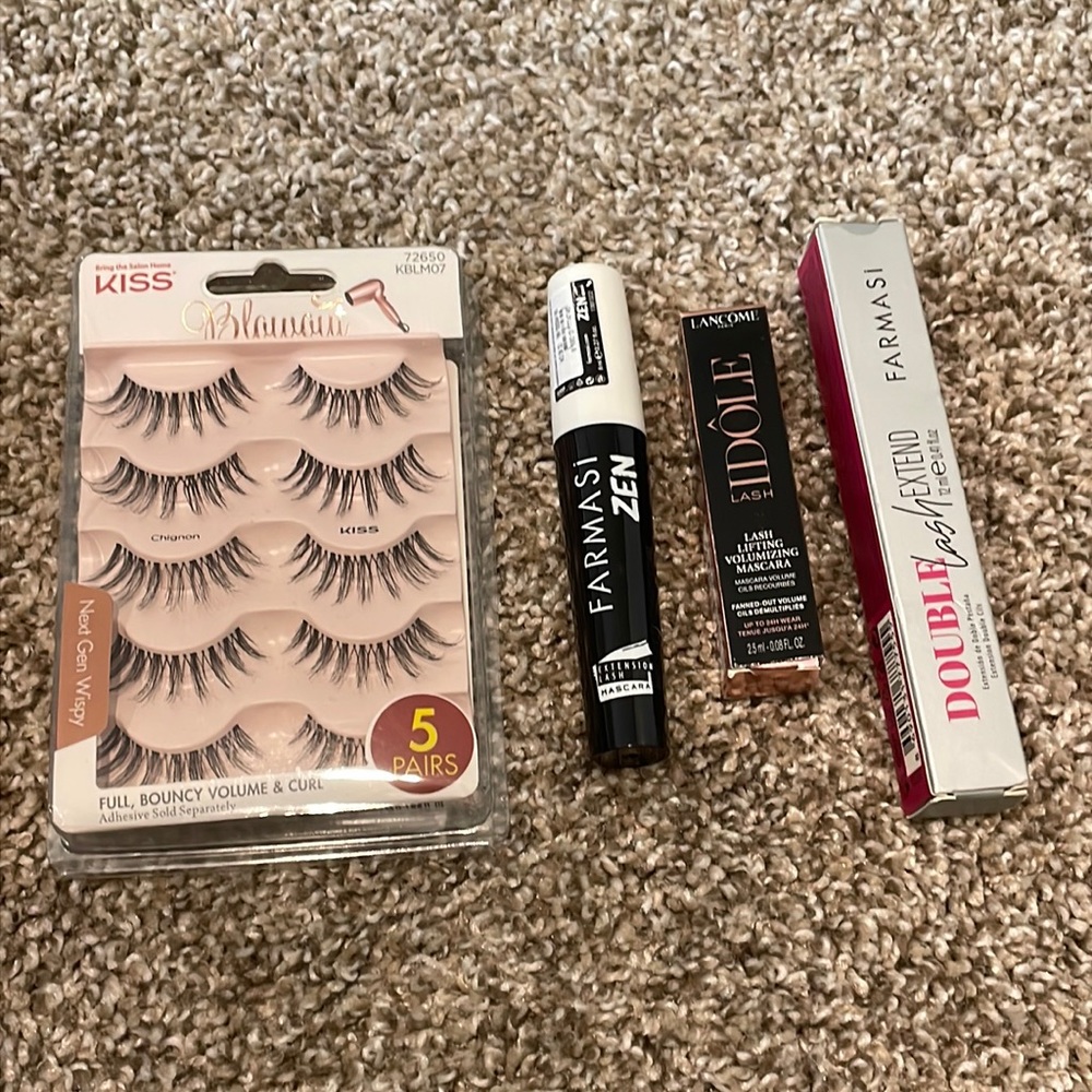 Kiss lashes & mascara